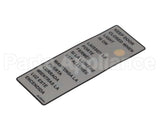 00-950404 Hobart Label, Condensing Cycle