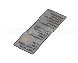 00-950404 Hobart Label, Condensing Cycle