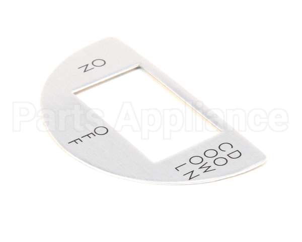 00-957609-00001 Vulcan Hart Label, On-Off Cool Down