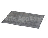 00-974827 Hobart Label, Dishwasher-Bilingual