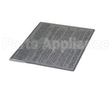 00-974827 Hobart Label, Dishwasher-Bilingual