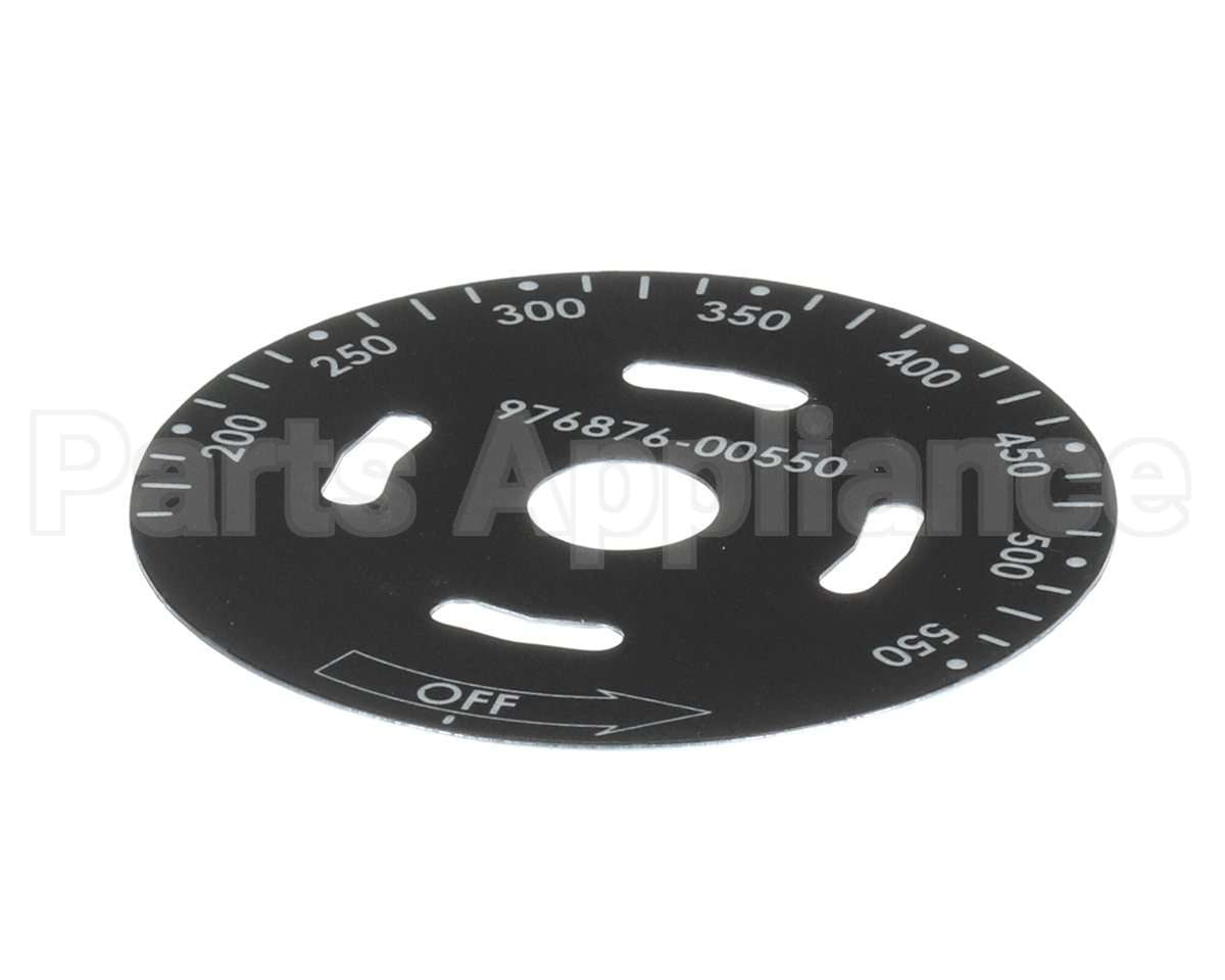 00-976876-00550 Vulcan Hart Temp Dial 550F