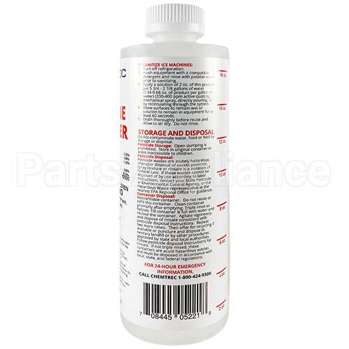 000005164 Manitowoc Sanitizer, Ice Machine - 16Oz