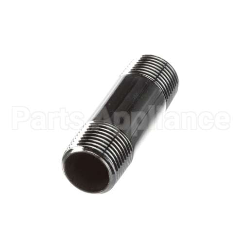 000357-40 T&S Brass Nipple, 3/8Npt X 2 Long, Polished-Chrome