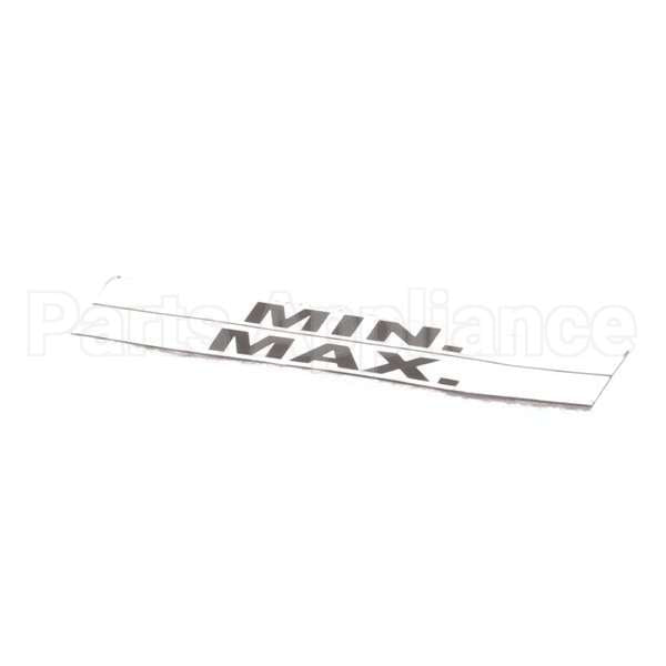 000558 Compatible Groen Label Maximum & Minimum