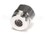000729-40 T&S Brass Hose Inlet Nut, Chrome-Plated Brass