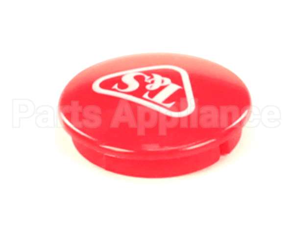 001193-19NS T&S Brass Snap-In Index Button, Red (T&S Logo)