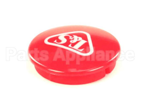 001193-19NS T&S Brass Snap-In Index Button, Red (T&S Logo)