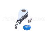 001636-45NS T&S Brass Lever Handle, Blue Index (T&S Logo), Scr