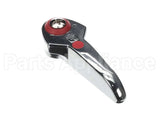 001637-45AM T&S Brass Lever Handle, Red Index (Hot), Screw W/
