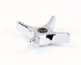 002521-45 T&S Brass 4-Arm Kitchen Handle, Chrome-Plated