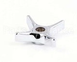 002521-45 T&S Brass 4-Arm Kitchen Handle, Chrome-Plated