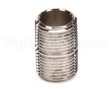002535-25 T&S Brass 3/8 Npt Close Nipple (Chrome Plated)
