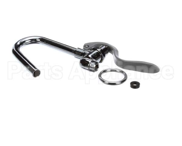 002851-40 T&S Brass Hook Nozzle And Self-Closing Valve (Gray