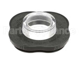 004315 Waring 2 Pc. Clover Leaf Lid /Black