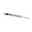 00651.0001 Compatible Bunn Decal, Bunn-Black On Silver