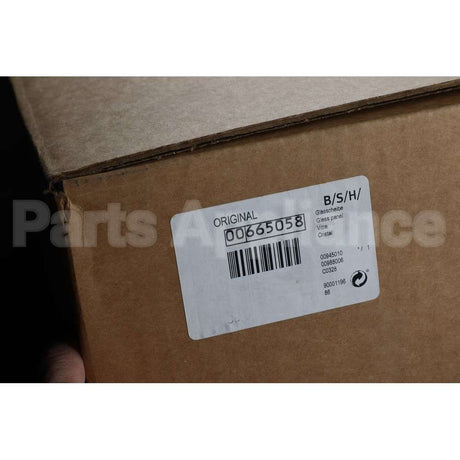 00665058 Bosch Glass Panel