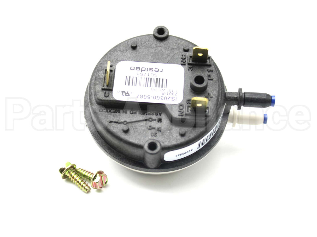 008171F Raypak Blw Press Switch N/O 1.10"Wc