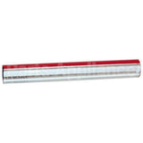 008742 Compatible Groen Tube, Glass-Red & White Stripe