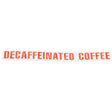 00879.0000 Compatible Bunn Decal - Decaffeinated