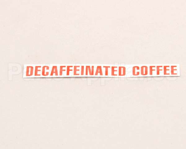 00879.0000 Bunn Decal, Decaffeinated Coffee