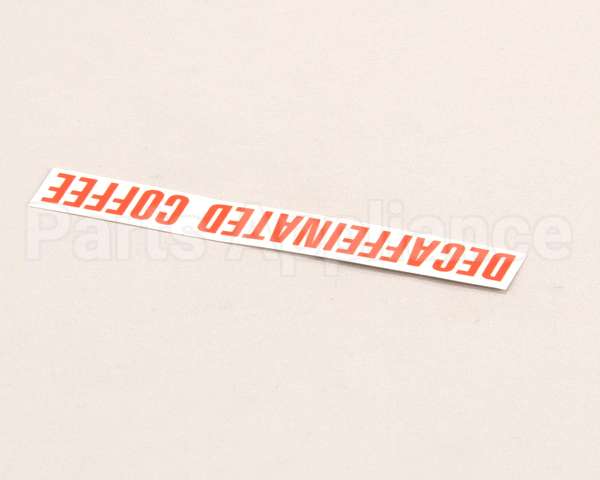 00879.0000 Bunn Decal, Decaffeinated Coffee