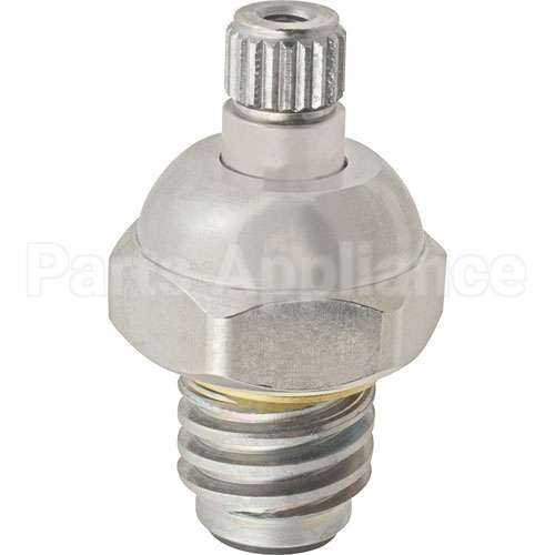 009753-25 Compatible TS Brass Stem, Hot (W/O Handle)