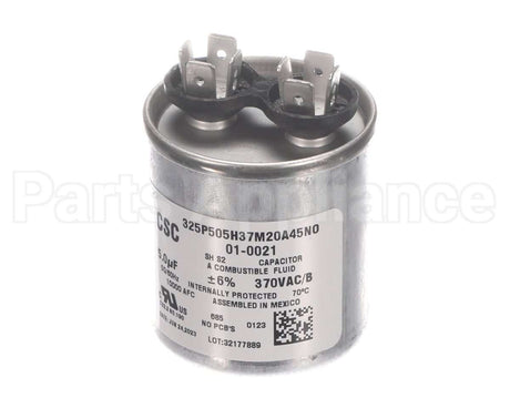 01-0021 Nortek Run Cap,Round,370V,5Uf