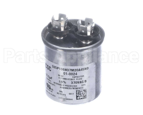 01-0024 Nortek Run Cap,Round,370V,10Uf