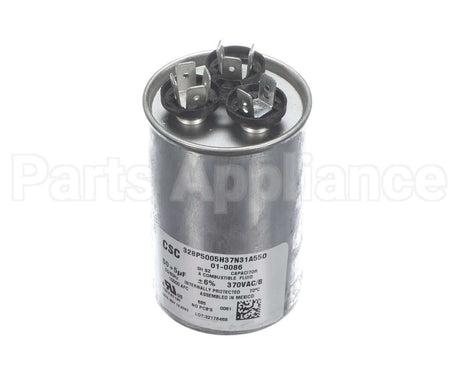 01-0086 Nortek Run Cap,Dual Round,370V,5+50Uf