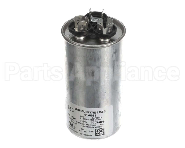 01-0087 Nortek Run Cap,Dual Round,370V,5+55Uf
