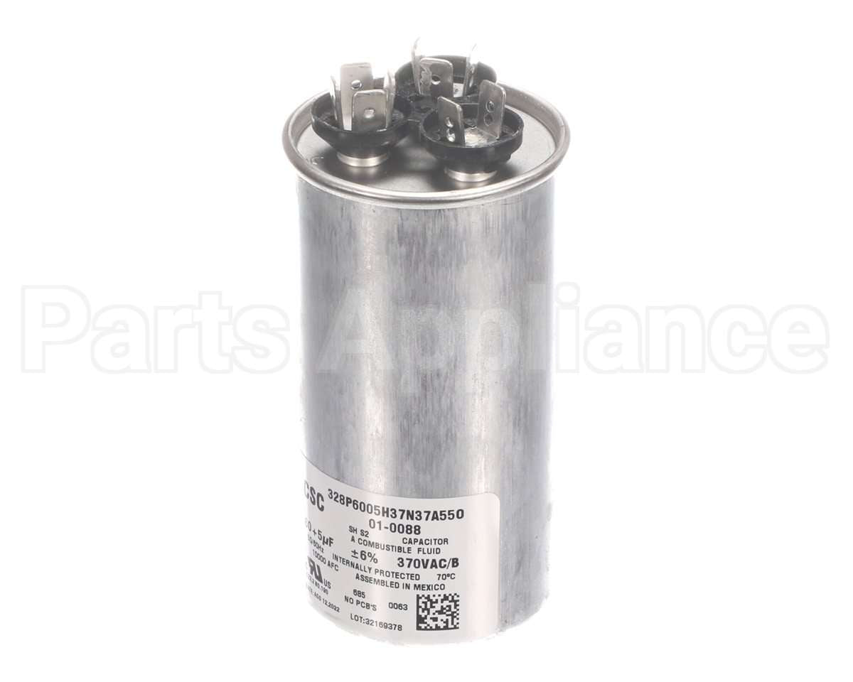 01-0088 Nordyne Dual Capac 60/5 Mfd 370V Round