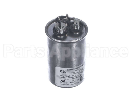 01-0271 Nortek Run Cap, Dual Round,370V,7.5+45Uf
