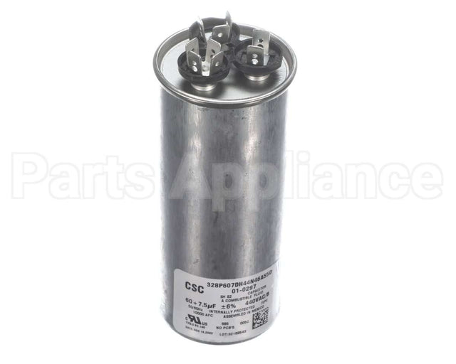 01-0297 Nortek Run Cap,Dual Round,440V,7.5+60Uf