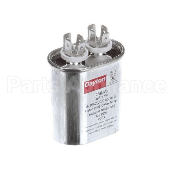 01-1000V8-00111 Compatible Baxter Capacitor, 4Mfd, 370Vac, Oval