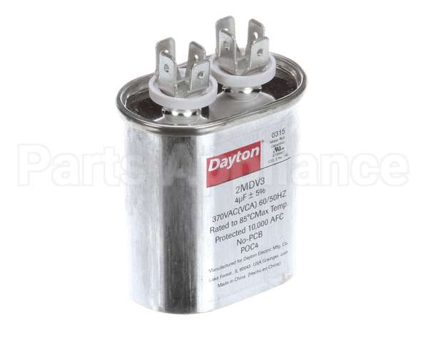 01-1000V8-00111 Baxter Capacitor,4Mfd,370Vac,Oval