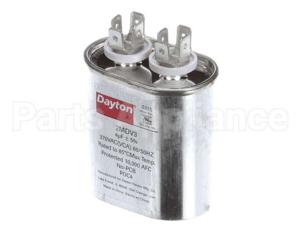 01-1000V8-00111 Baxter Capacitor,4Mfd,370Vac,Oval