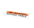 01-403175-00767 Berkel Label,Table Warning