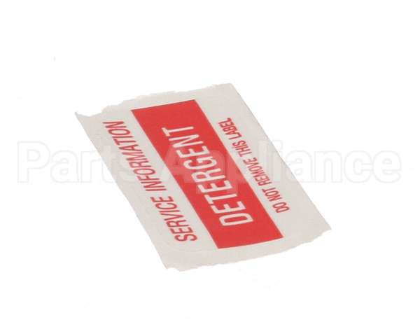 01000485 Glastender Decal, .75X1.877, Detergent