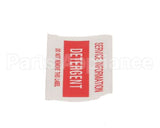 01000485 Glastender Decal, .75X1.877, Detergent