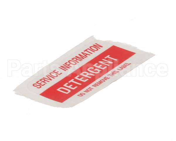 01000485 Glastender Decal, .75X1.877, Detergent