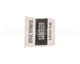 01000486 Glastender Decal, .75X1.877, Sanitizer