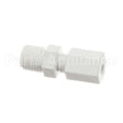 01000603 Compatible Glastender Connector With Nut, 1/8