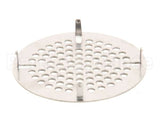 010386-45 T&S Brass 3-1/2 Flat Strainer, Stainless Steel