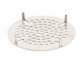 010386-45 T&S Brass 3-1/2 Flat Strainer, Stainless Steel