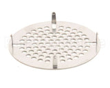 010386-45 T&S Brass 3-1/2 Flat Strainer, Stainless Steel