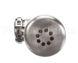 011356-45 T&S Brass Overflow Head Assembly, Chrome-Plated Br