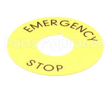 0121038 Meiko Adhesive Plate Schrifteinlage