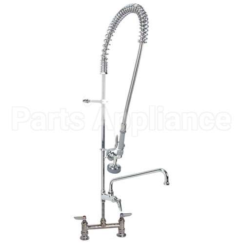 0123ADF12B Compatible TS Brass Prerinse, 8"Dk Mt, Leadfree, W/F