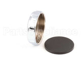 012640-45 T&S Brass Overflow Cap W/ Sealing Washer (Waste Dr